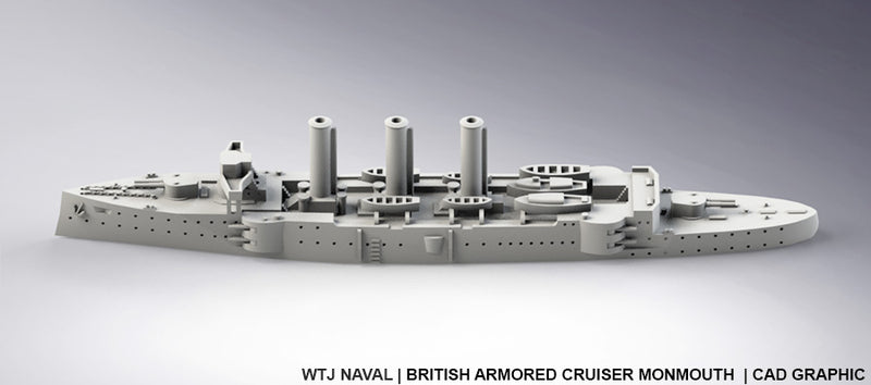 Monmouth - UK Royal Navy - Pre Dreadnought Era - Wargaming - Axis and Allies - Naval Miniature - Victory at Sea