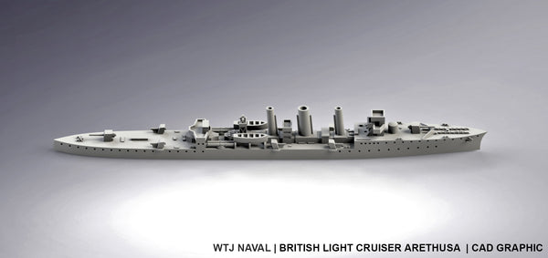 Arethusa - UK Royal Navy - Pre Dreadnought Era - Wargaming - Axis and Allies - Naval Miniature - Victory at Sea