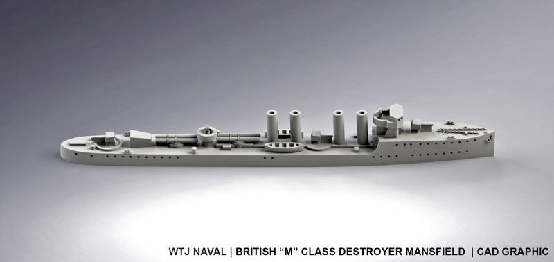 Mansfield - UK Royal Navy - Pre Dreadnought Era - Wargaming - Axis and Allies - Naval Miniature - Victory at Sea