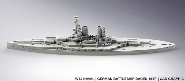 Baden 1917 - German Navy - Pre Dreadnought Era - Wargaming - Axis and Allies - Naval Miniature - Victory at Sea