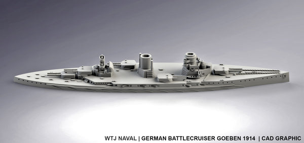 Goeben 1914 - German Navy - Pre Dreadnought Era - Wargaming - Axis and Allies - Naval Miniature - Victory at Sea