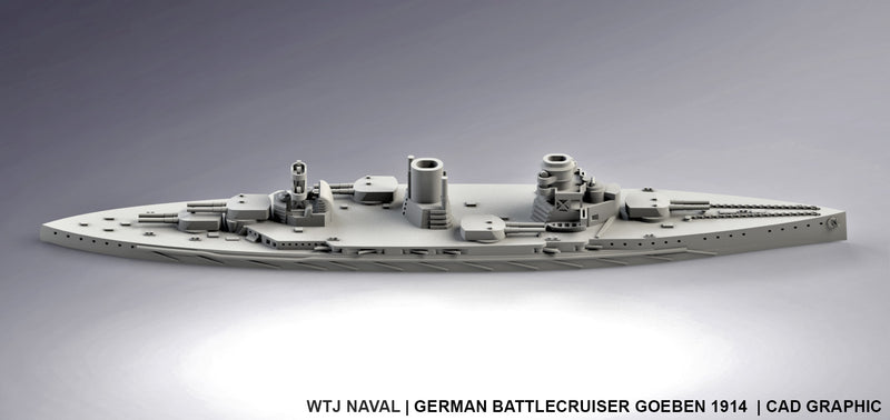 Goeben 1914 - German Navy - Pre Dreadnought Era - Wargaming - Axis and Allies - Naval Miniature - Victory at Sea