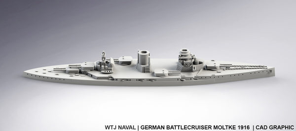 Moltke 1916 - German Navy - Pre Dreadnought Era - Wargaming - Axis and Allies - Naval Miniature - Victory at Sea