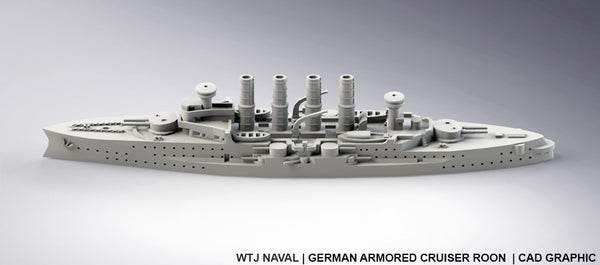 Roon - German  - Pre Dreadnought Era - Wargaming - Axis and Allies - Naval Miniature - Victory at Sea