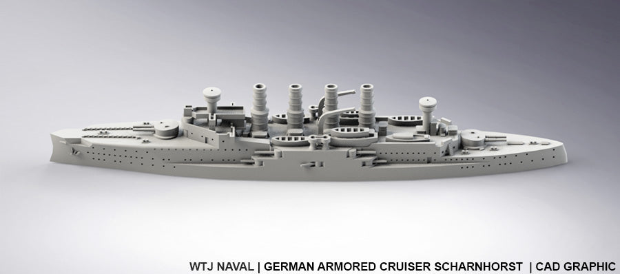 Scharnhorst - German - Pre Dreadnought Era - Wargaming - Axis and Alli