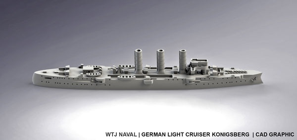 Konigsberg - German Navy - Pre Dreadnought Era - Wargaming - Axis and Allies - Naval Miniature - Victory at Sea