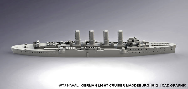 Magdeburg 1912 - German Navy - Pre Dreadnought Era - Wargaming - Axis and Allies - Naval Miniature - Victory at Sea