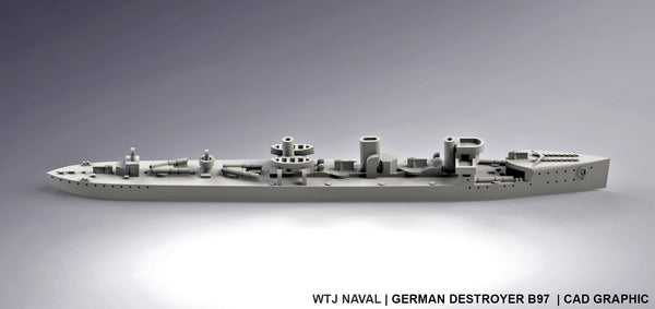 B97 - German Navy - Pre Dreadnought Era - Wargaming - Axis and Allies - Naval Miniature - Victory at Sea