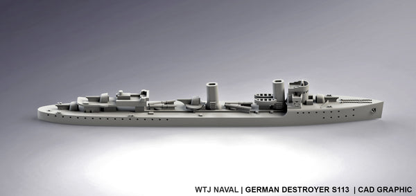S113 - German Navy - Pre Dreadnought Era - Wargaming - Axis and Allies - Naval Miniature - Victory at Sea