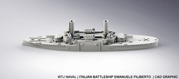 Emanuele Filiberto - Italian  - Pre Dreadnought Era - Wargaming - Axis and Allies - Naval Miniature - Victory at Sea