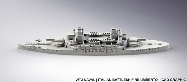 Re Umberto - Italian  - Pre Dreadnought Era - Wargaming - Axis and Allies - Naval Miniature - Victory at Sea