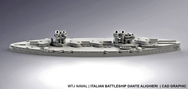 Dante Alighieri - Italian  - Pre Dreadnought Era - Wargaming - Axis and Allies - Naval Miniature - Victory at Sea