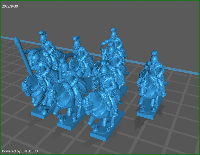 French Lancers 1811-15 - 8 Minis - Epic 15mm Miniatures
