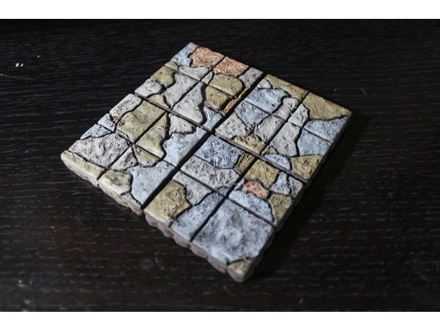 Rough Stone Floor Tiles - OpenForge - OpenLock - DND - Tabletop - RPG - Terrain - Pathfinder - Dungeons & Dragons