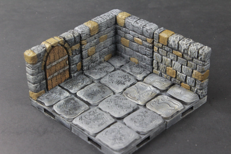 Dungeon Stone Deluxe Set 45 Tiles! - OpenLock - Openforge - DND - Pathfinder - RPG - Tabletop