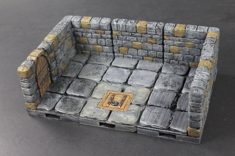 Dungeon Stone Starter Set 26 Tiles! - OpenLock - Openforge - DND - Pathfinder - RPG - Tabletop