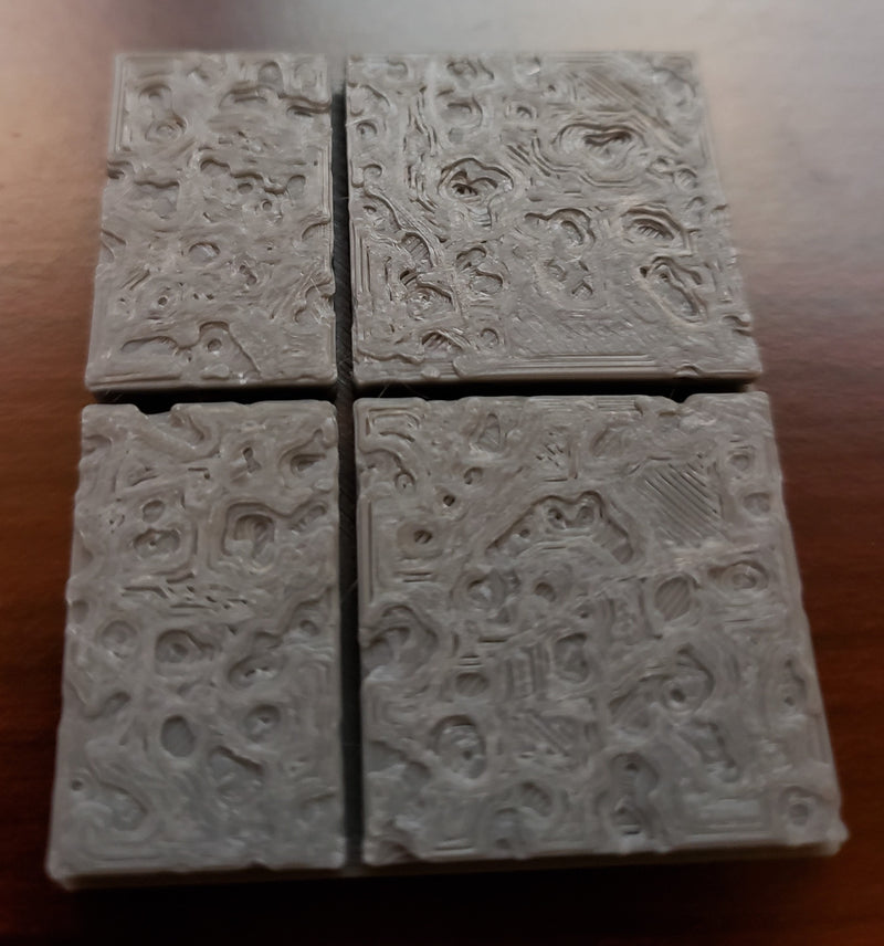Cut Stone Premium Set 60 Tiles! - OpenLock or DragonLock - Openforge - DND - Pathfinder - Dungeons & Dragons - RPG - Tabletop - 28 mm / 1"