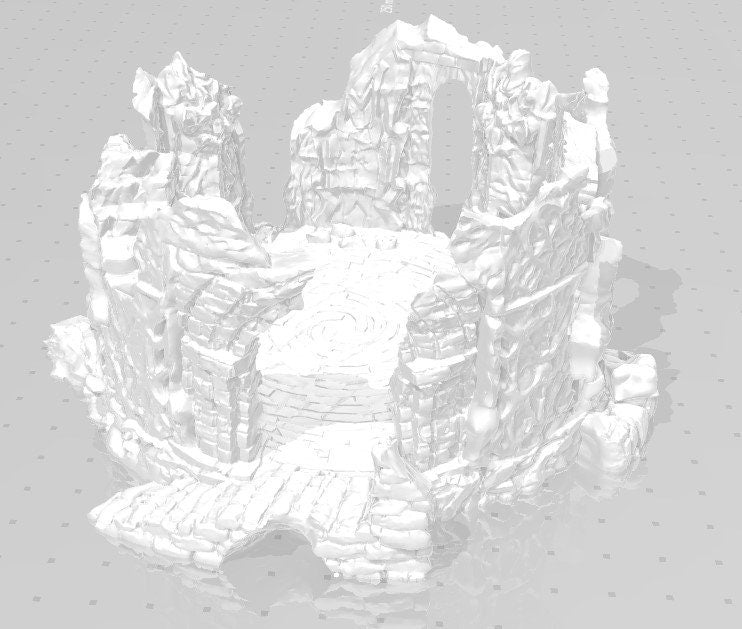 The Wilds of Wintertide Ruins - Altar - Hero's Hoard - DND - Pathfinder - Dungeons & Dragons - RPG - Tabletop - EC3D - Terrain