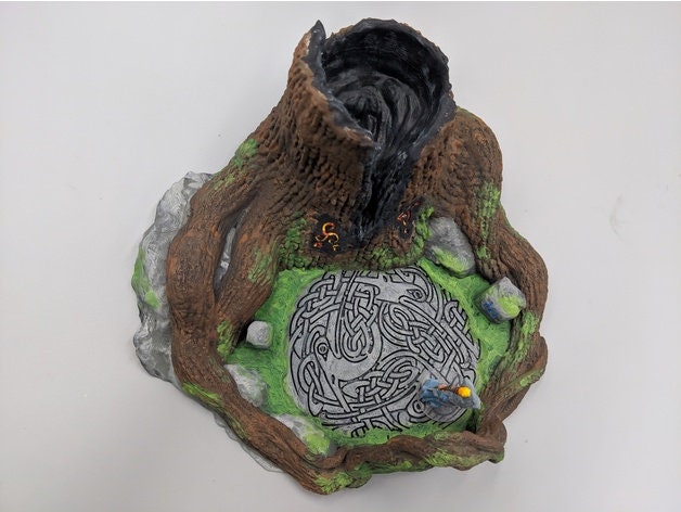 OpenForge - Places of Power - Sundered Heartwood Tree - Tabletop - DND - Pathfinder - RPG - 28 mm / 1" - Terrain - Dungeons & Dragons