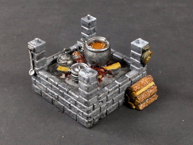 Cooking Heart - OpenForge - DND - Pathfinder - RPG - Dungeon & Dragons - 28 mm / 1" Scale - Dungeon and Map Accessories
