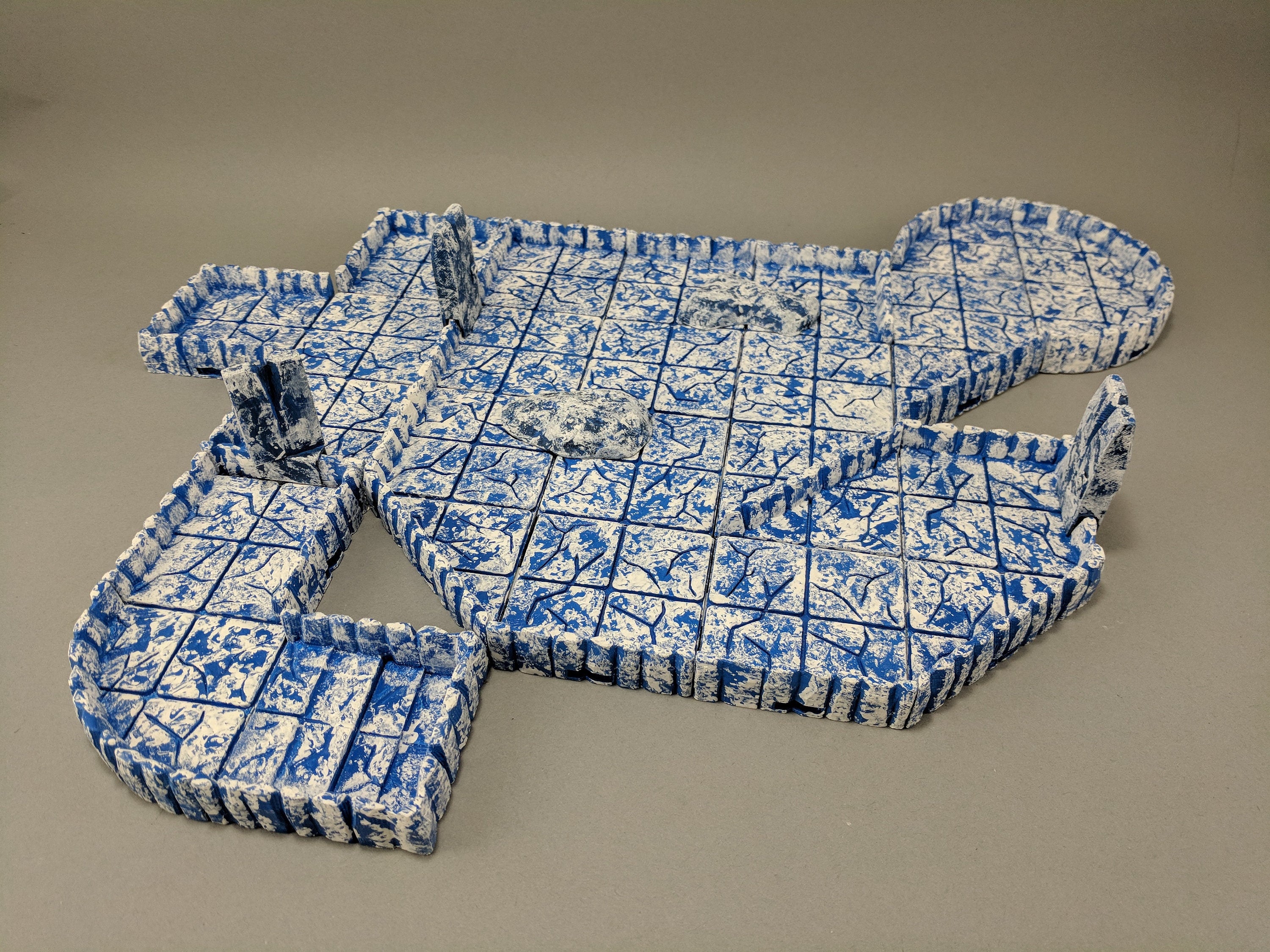 Balwal Pathfi True Tiles - Ice Tiles Starter Set 50 Tiles! - OpenLock - DND - Pathfi