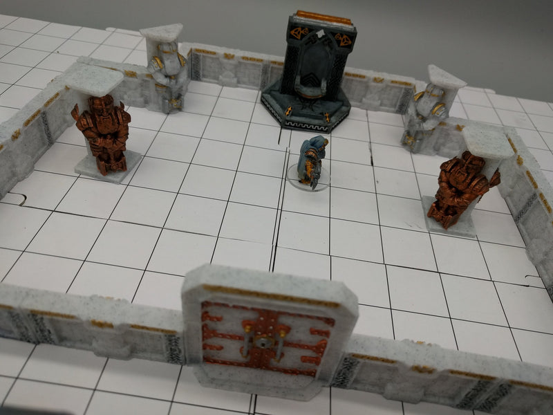 DungeonSticks - Dwarven Halls Deluxe Set 50 Tiles! - DND - Pathfinder - Dungeons & Dragons - Terrain - RPG - Tabletop - 28 mm / 1"
