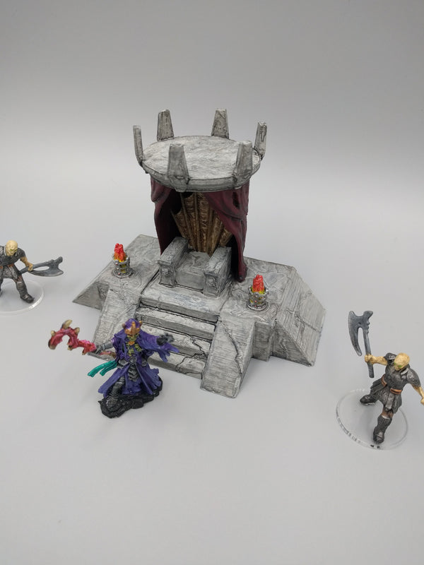 Lich Throne - DND - Pathfinder - Dungeons & Dragons - RPG - Tabletop - 28 mm / 1" - EC3D