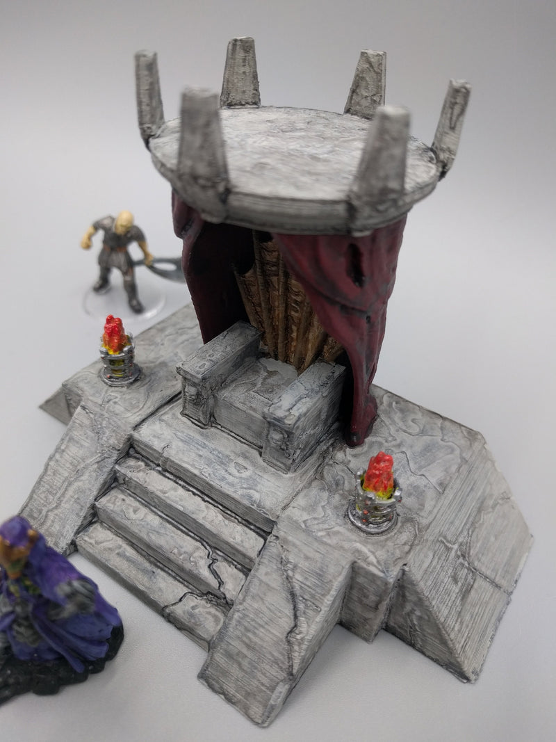 Lich Throne - DND - Pathfinder - Dungeons & Dragons - RPG - Tabletop - 28 mm / 1" - EC3D