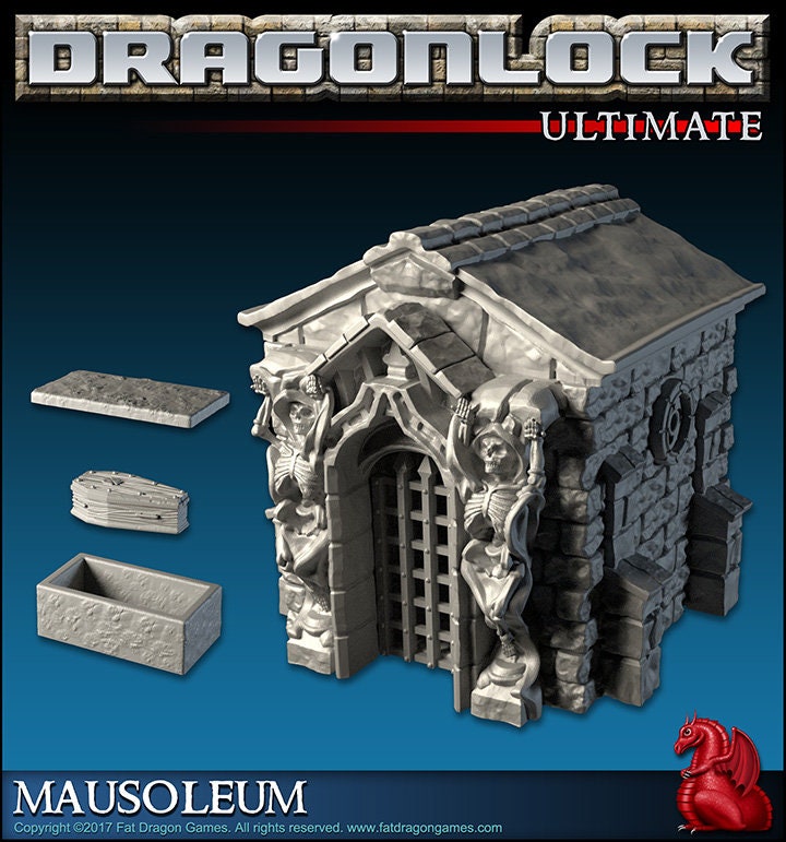 Mausoleum Set - Fat Dragon Games - DND - Pathfinder - RPG - Dungeon & Dragons