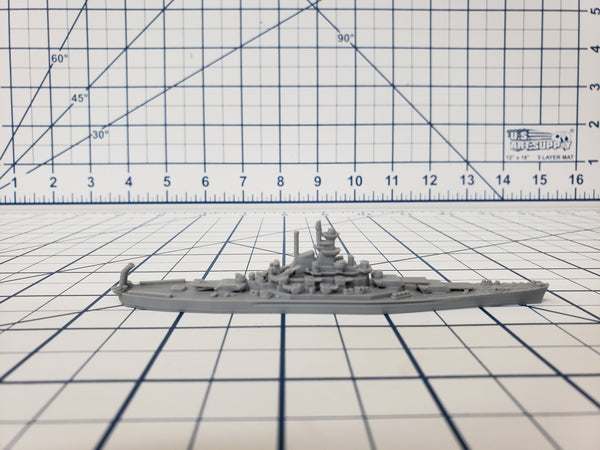 Battleship - Indiana - US Navy - Wargaming - Axis and Allies - Naval Miniature - Victory at Sea - Tabletop Games - Warships