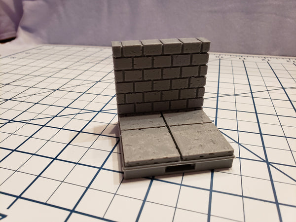 Cut Stone Wall Tiles - OpenLock or DragonLock - Openforge - DND - Pathfinder - Dungeons & Dragons - RPG - Tabletop - 28 mm / 1"