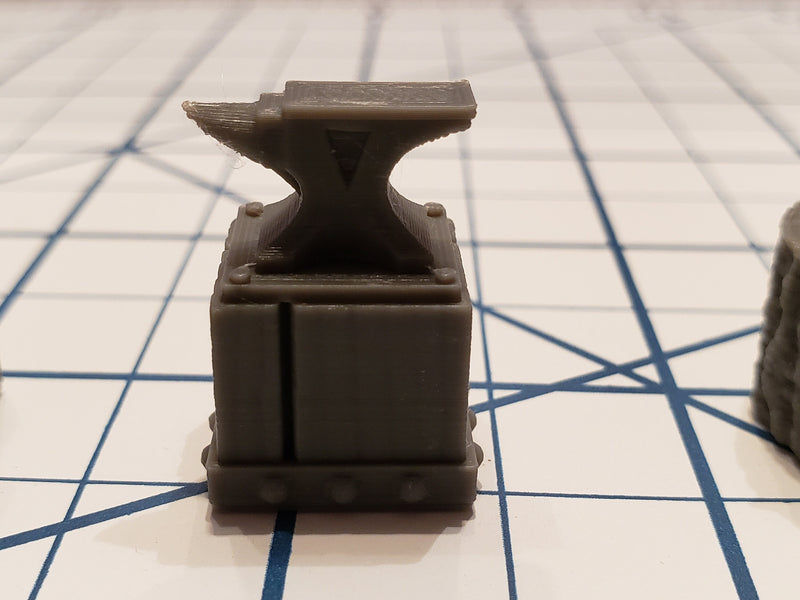 Blacksmith Anvil - Part of the Hero's Hoard Blacksmith Forge and Workshop  - DND - Pathfinder - Dungeons & Dragons - RPG - Tabletop - 28 mm