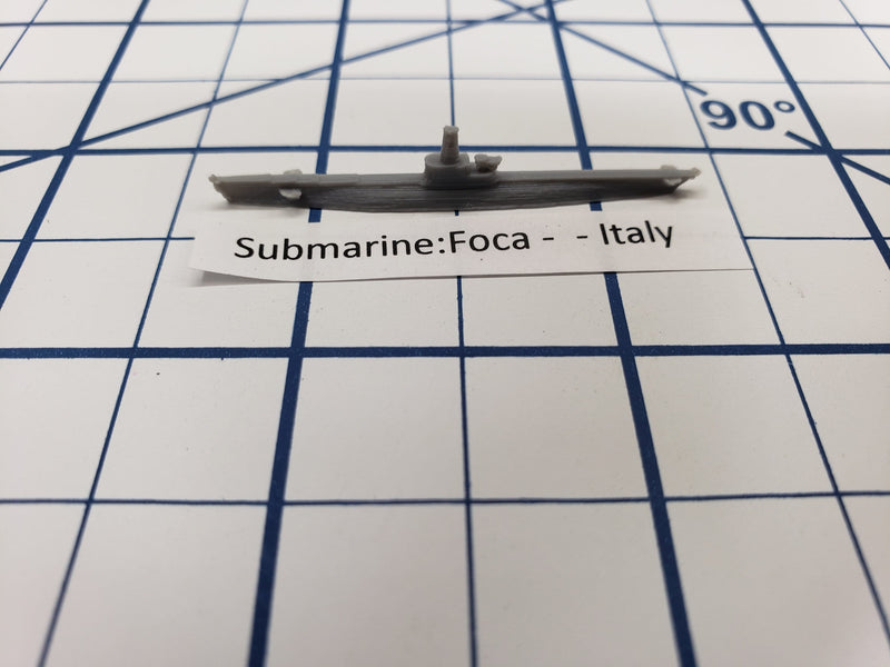 Submarine - Foca - Italian Navy - Wargaming - Axis and Allies - Naval Miniature - Victory at Sea - Tabletop Games - Warships