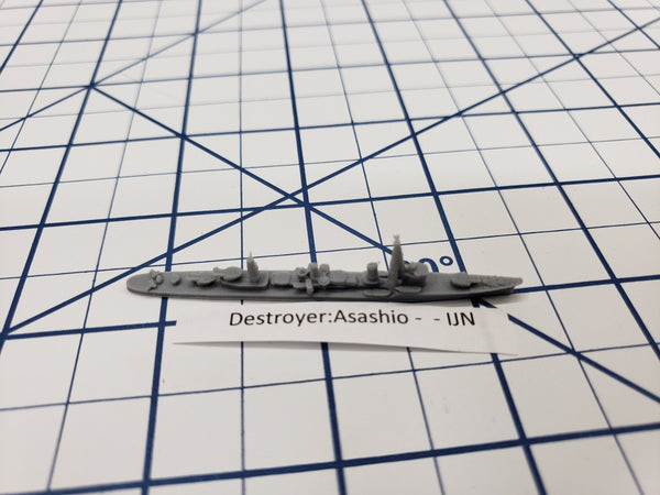Destroyer - Asashio Class - IJN - Wargaming - Axis and Allies - Naval Miniature - Victory at Sea - Tabletop Games - Warships