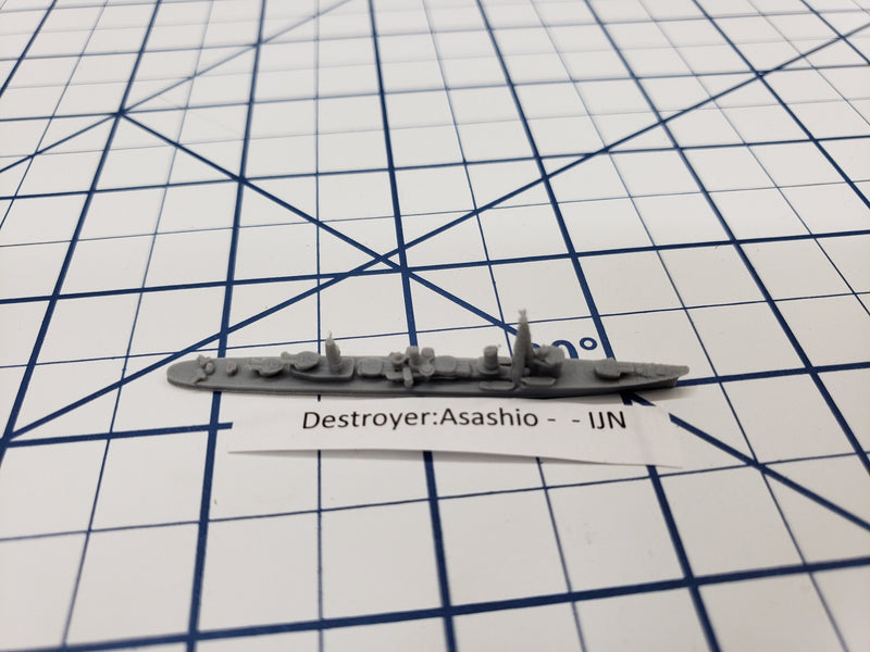 Destroyer - Asashio Class - IJN - Wargaming - Axis and Allies - Naval Miniature - Victory at Sea - Tabletop Games - Warships