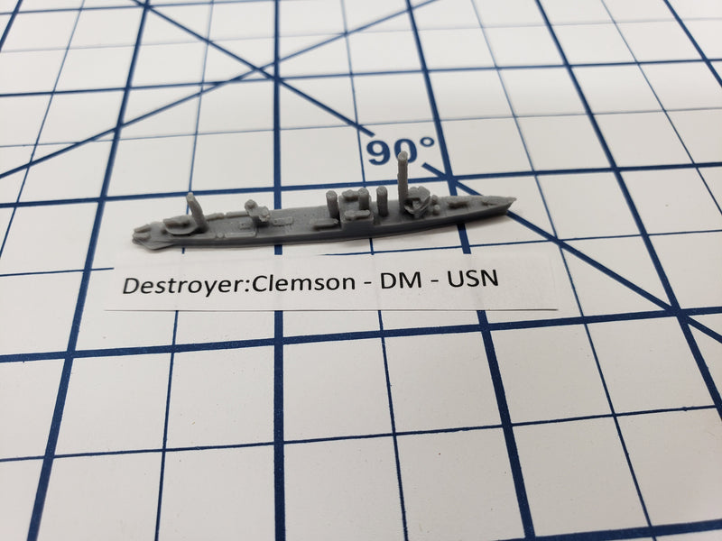 Destroyer - Mine Layer - Clemson Class - USN - Wargaming - Axis and Allies - Naval Miniature - Victory at Sea - Tabletop Games - Warships