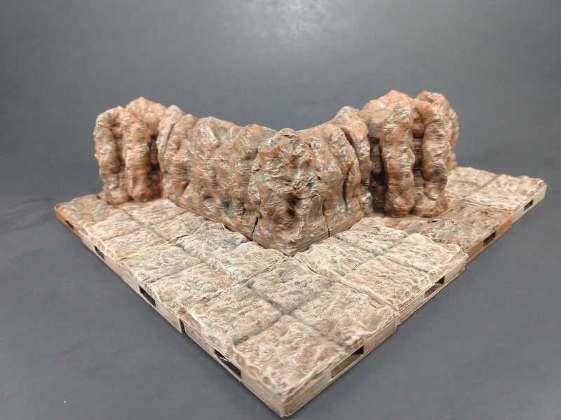 Dry Cave Floor Tiles - OpenLock or DragonLock - Openforge - DND - Pathfinder - Dungeons & Dragons - RPG - Tabletop - 28 mm / 1"