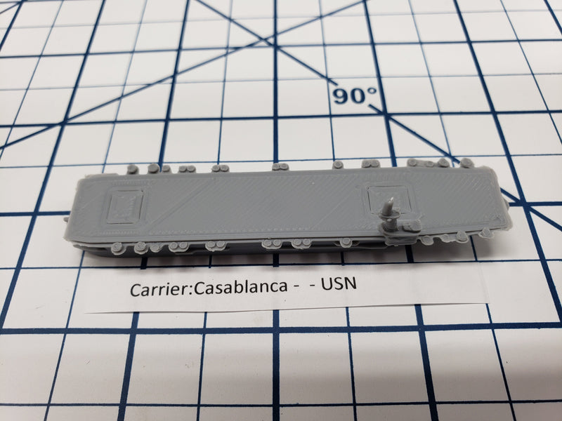 Carrier - Casablanca - USN - Wargaming - Axis and Allies - Naval Miniature - Victory at Sea - Tabletop Games - Warships