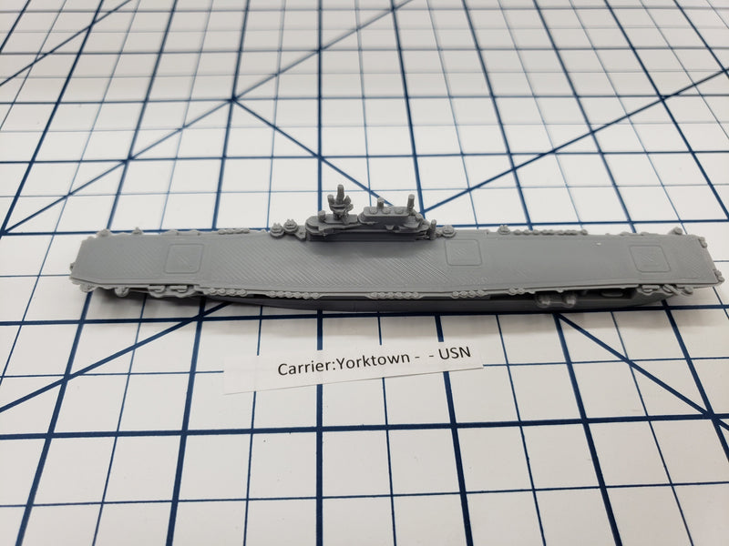 Carrier - Yorktown - USN - Wargaming - Axis and Allies - Naval Miniature - Victory at Sea - Tabletop Games - Warships