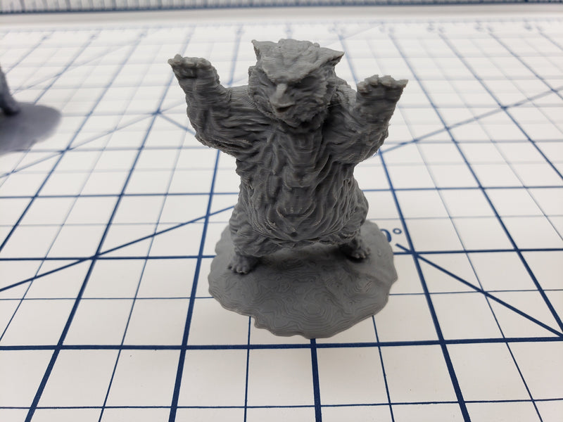 Owlbear Miniatures - DND - Pathfinder - RPG - Dungeon & Dragons - Miniature - Mini - 28 mm / 1" - Fat Dragon Games