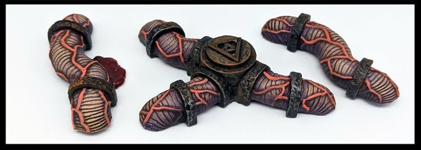 Alien Piping - Part of A Den of Alien Evil Collection - DND - Pathfinder - Dungeons & Dragons - RPG - Tabletop - 28 mm / 1" - EC3D