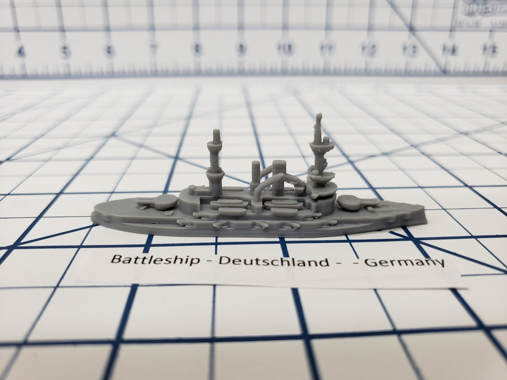 Battleship - Deutschland - German Navy - Wargaming - Axis and Allies