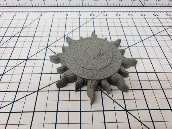 Empire of Scorching Sands - Sun Medallion - Hero's Hoard - DND - Pathfinder - Dungeons & Dragons - RPG - Prop - Tabletop - EC3D