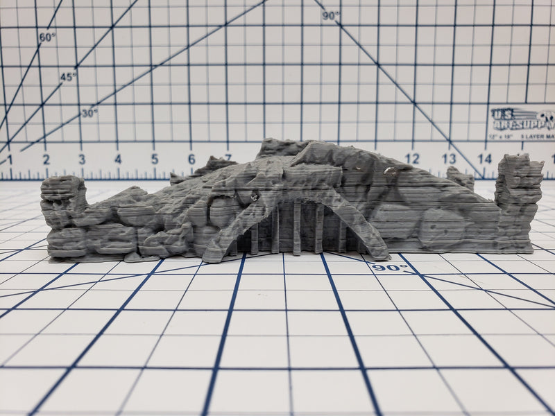 The Wilds of Wintertide Ruins - Bridge - EC3D - RPG - Tabletop - Terrain - DND - Pathfinder - Dungeons & Dragons