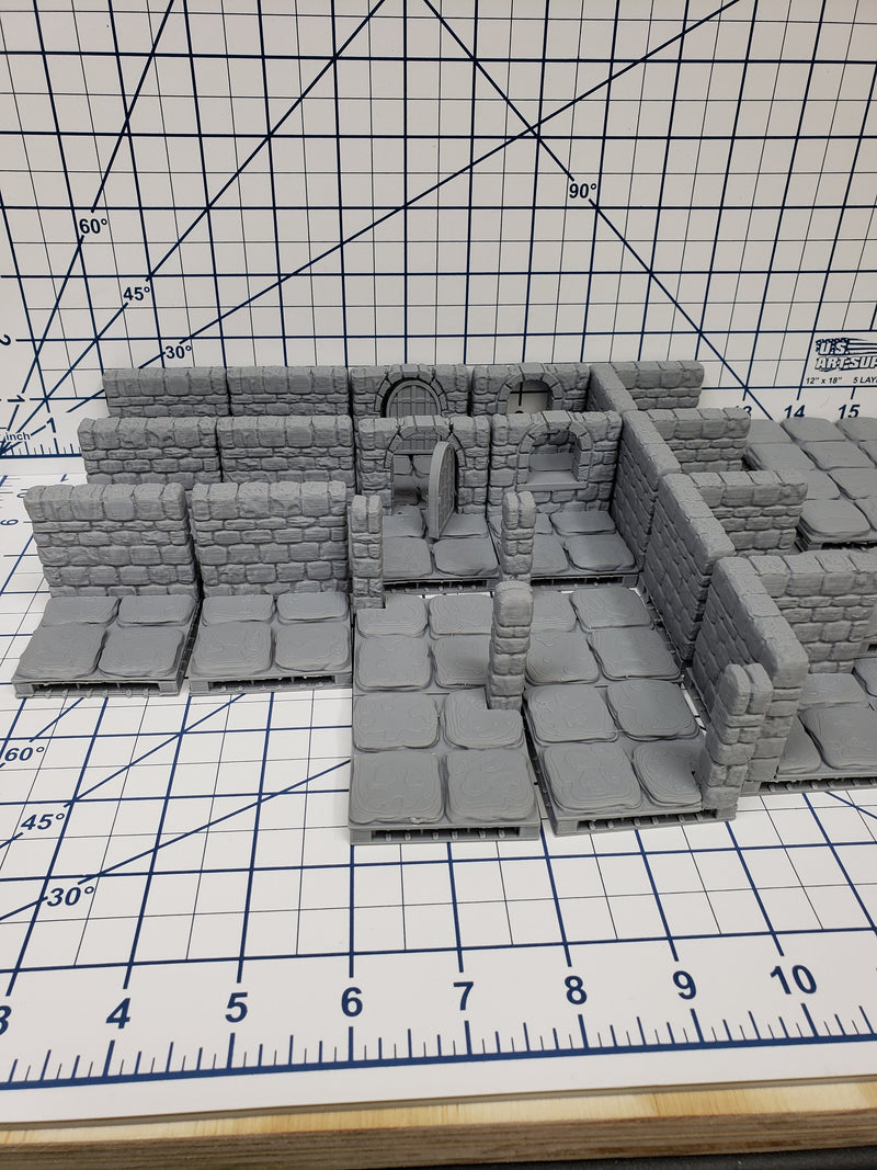 Dungeon Stone Starter Set 26 Tiles! - OpenLock - Openforge - DND - Pathfinder - RPG - Tabletop