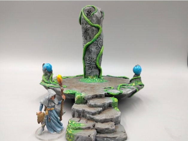 OpenForge - Places of Power - Rock Pillar - Tabletop - DND - Pathfinder - RPG - 28 mm / 1" - Terrain - Dungeons & Dragons -