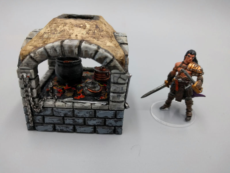 Cooking Heart - OpenForge - DND - Pathfinder - RPG - Dungeon & Dragons - 28 mm / 1" Scale - Dungeon and Map Accessories