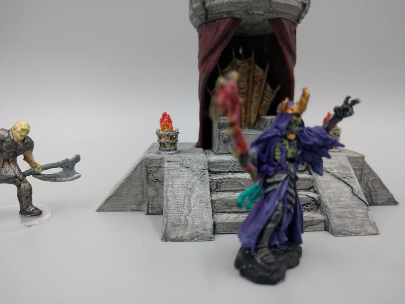 Lich Throne - DND - Pathfinder - Dungeons & Dragons - RPG - Tabletop - 28 mm / 1" - EC3D