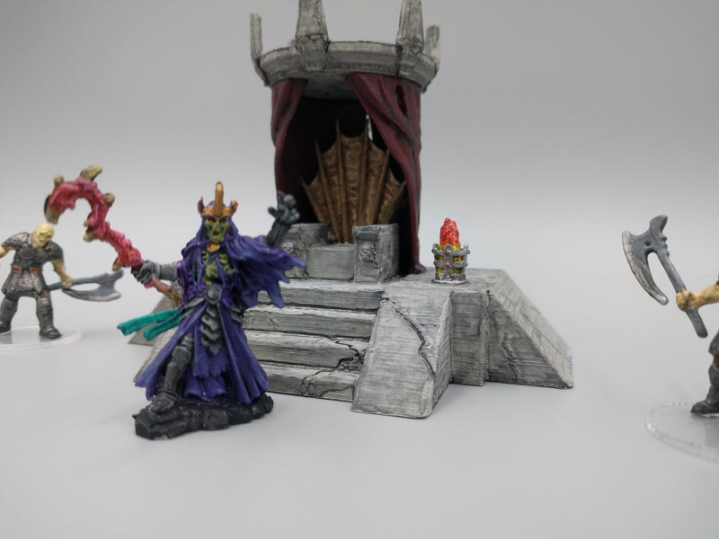 Lich Throne - DND - Pathfinder - Dungeons & Dragons - RPG - Tabletop - 28 mm / 1" - EC3D