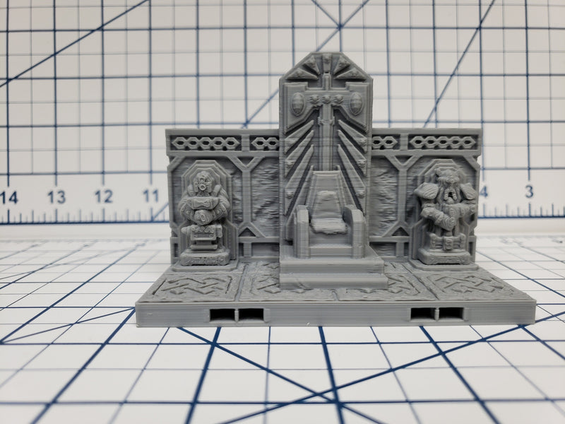Mountain King - Throne Tile - DragonLock - 28 mm / 1" - Fat Dragon Games